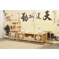 菲百年新中式禪意北美白蠟木家具17