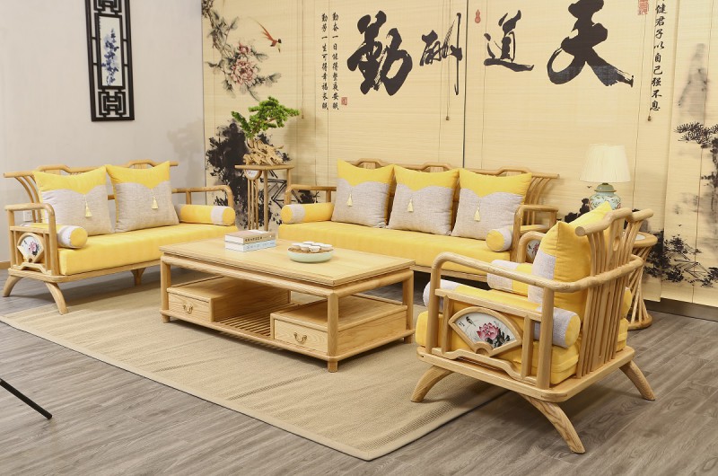 新中式禪意北美白蠟木家具14