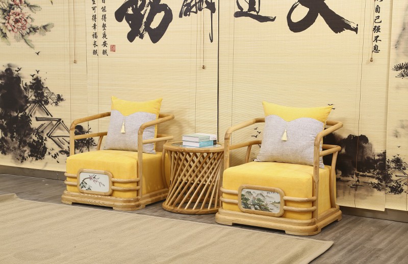 新中式禪意北美白蠟木家具13