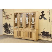 菲百年新中式禪意北美白蠟木家具11