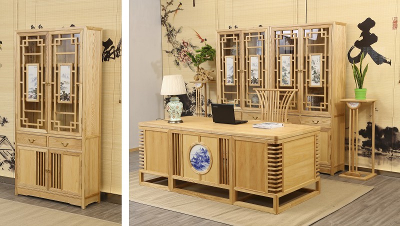 新中式禪意北美白蠟?zāi)炯揖?0