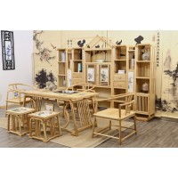 菲百年新中式禪意北美白蠟木家具01