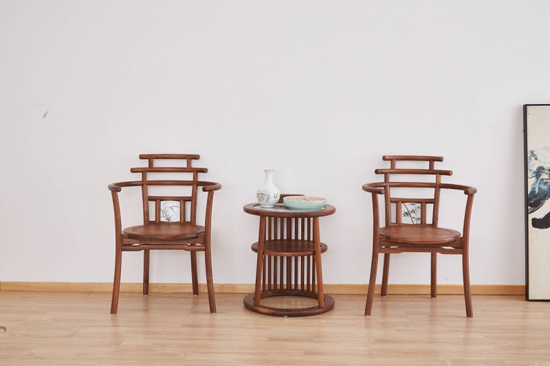 新中式禪意北美黑胡桃木家具14