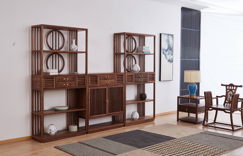 新中式禪意北美黑胡桃木家具03