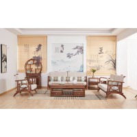 菲百年新中式禪意北美黑胡桃木家具01