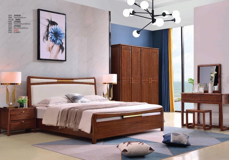 金元寶家具：大床J1102#