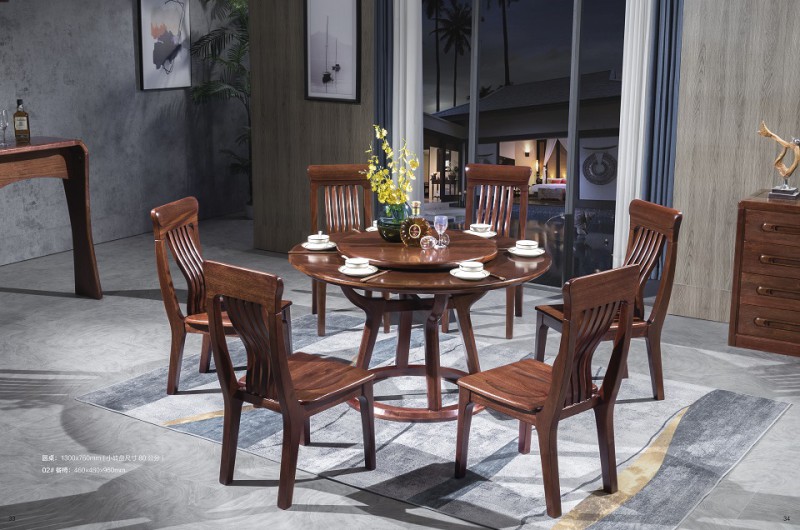 福多多家具：圓桌、餐椅02#