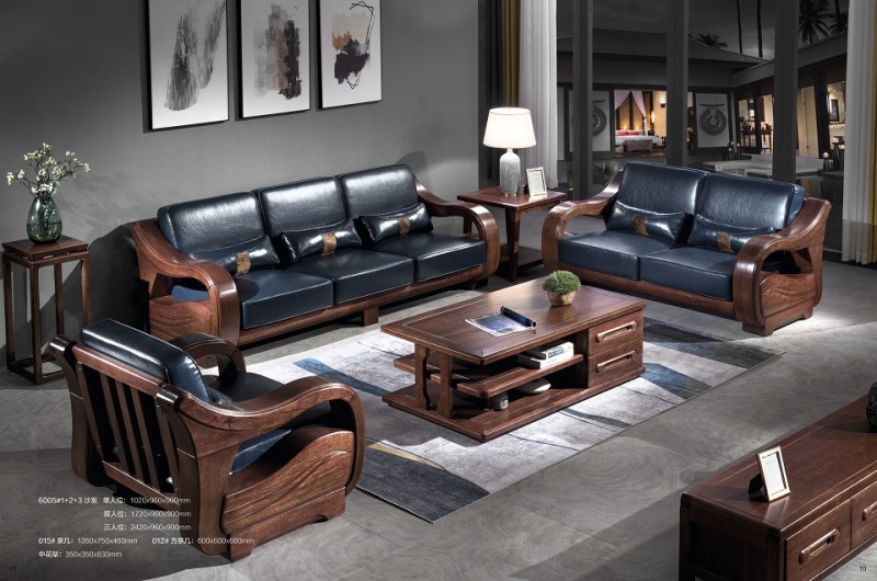 福多多家具：1+2+3沙發6005#