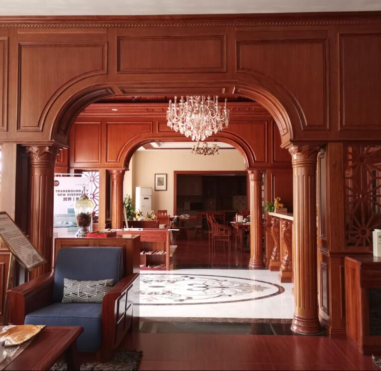 江西贛州南康朗祺木業(yè)：全屋原木定制配套廠家實拍2