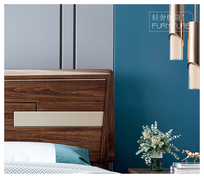 康寶居烏金木現代輕奢極簡家具產品1