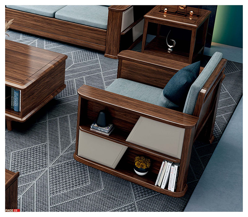 康寶居烏金木現代輕奢極簡家具產品21