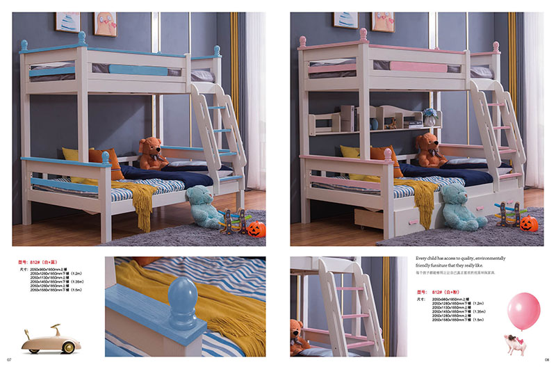 橡木/松木子母床4