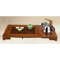 茶友軒601#花梨色實木茶盤