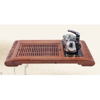 茶友軒607#花梨色實(shí)木茶盤