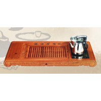 茶友軒608#花梨色實(shí)木茶盤