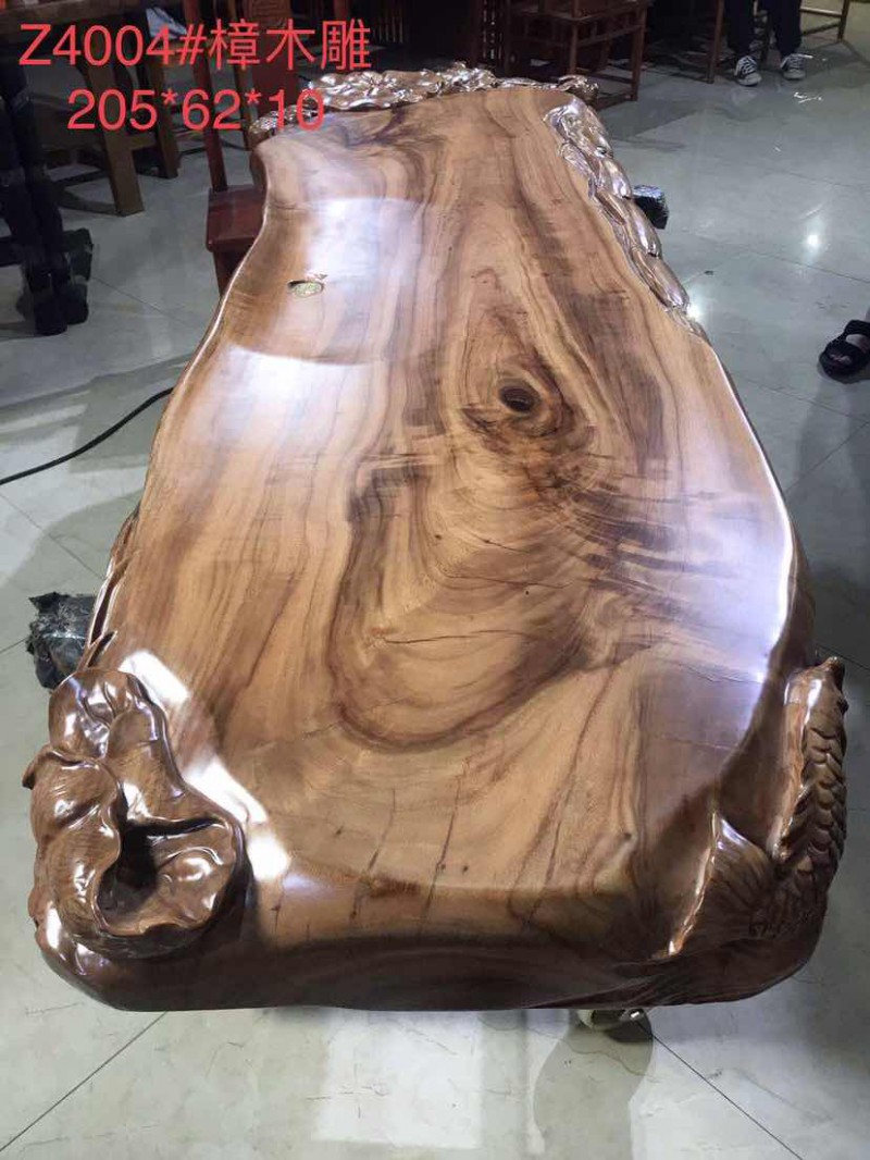 茶友軒Z4004#樟木雕大板
