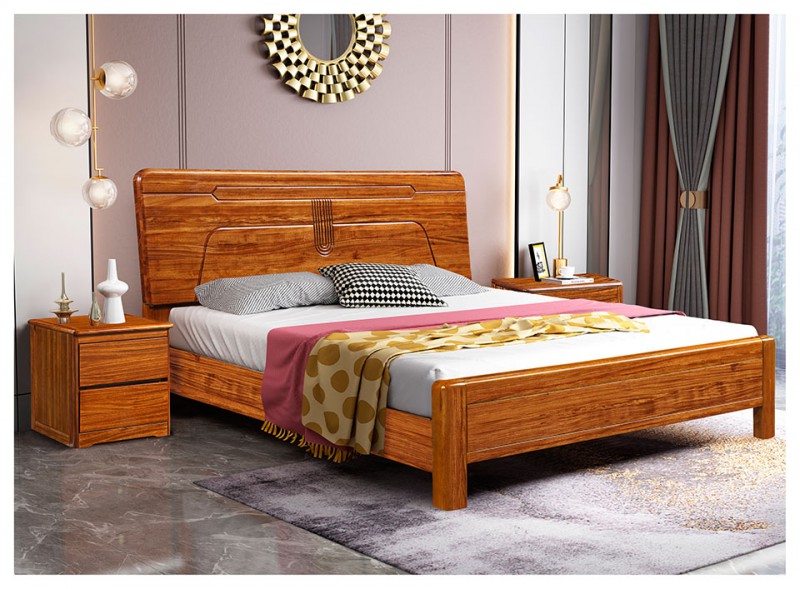景晨烏金木床631A