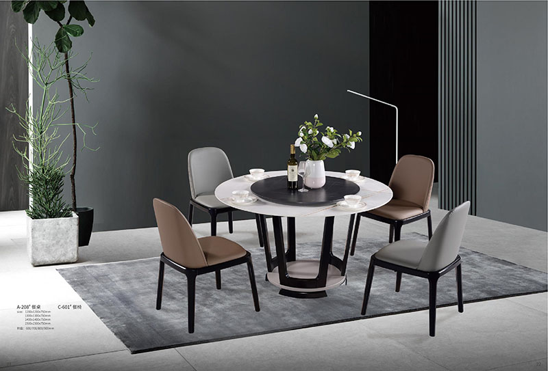 匯森緣巖板餐桌椅家具10