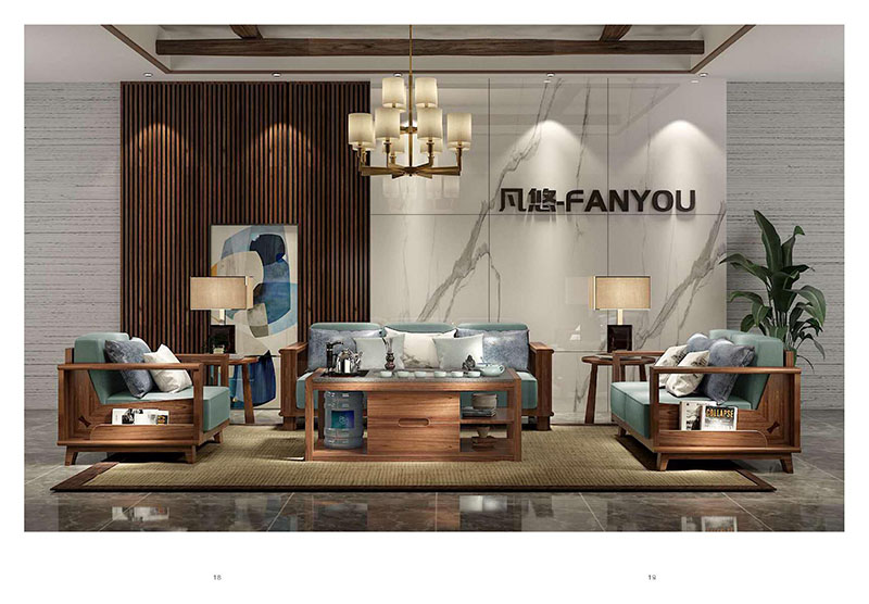 江西南康凡悠現(xiàn)代實木家具8