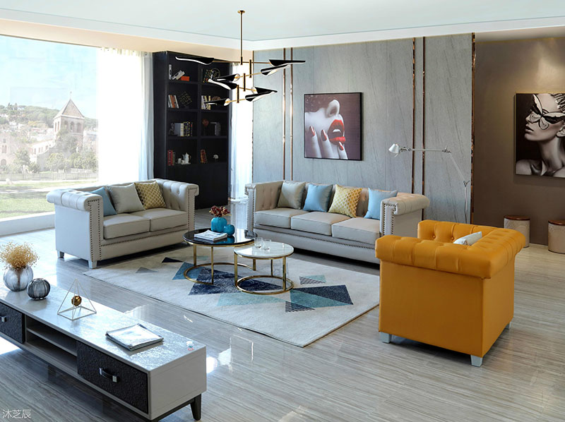 現代輕奢極簡沙發16