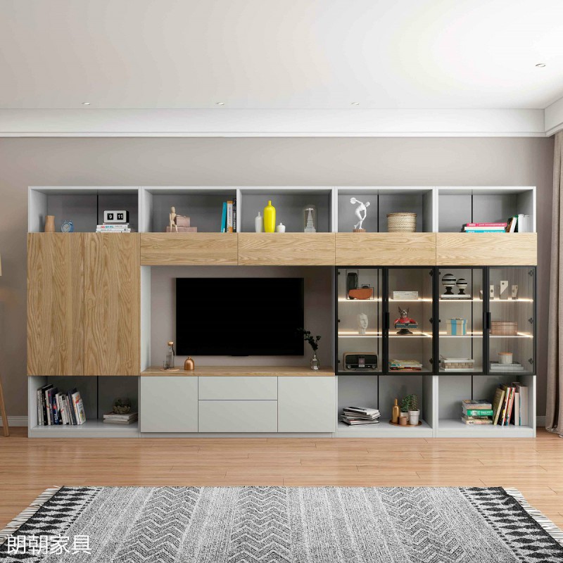 朗朝現代極簡白蠟木家具7