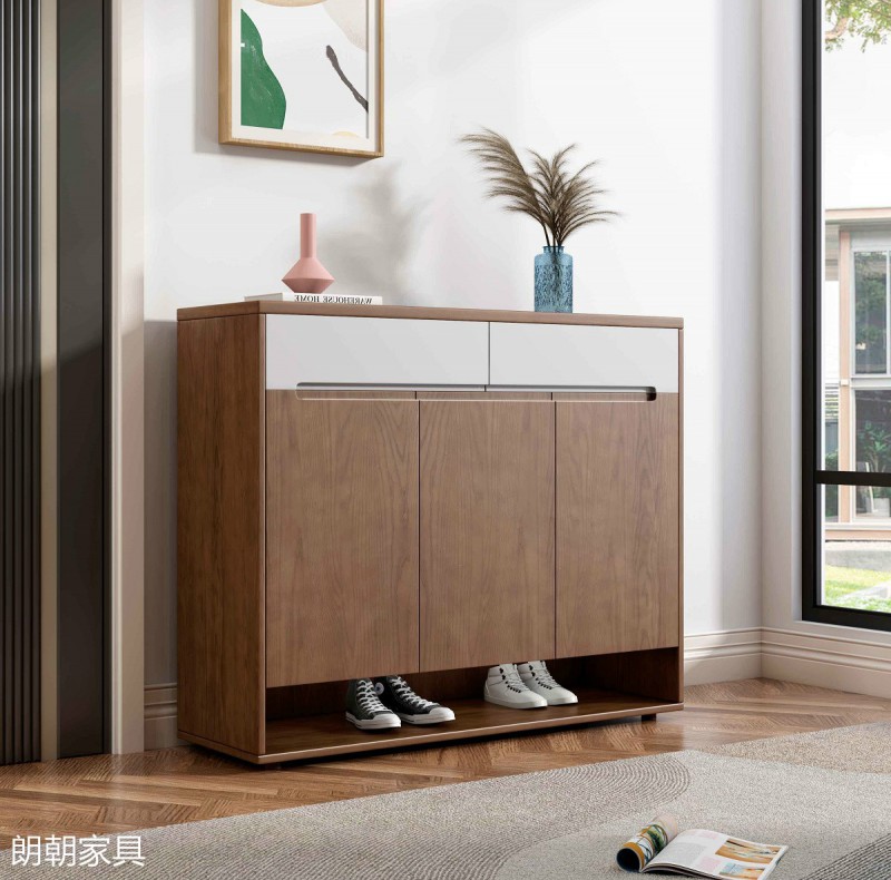 朗朝現代極簡白蠟木家具12