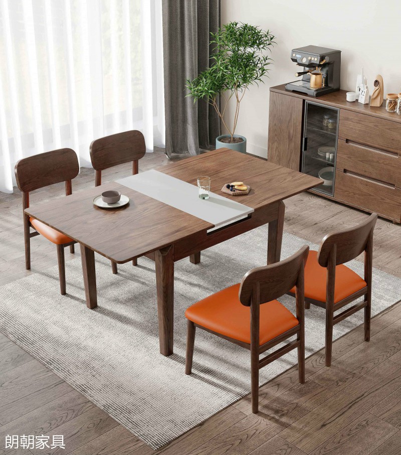 朗朝現代極簡白蠟木家具14