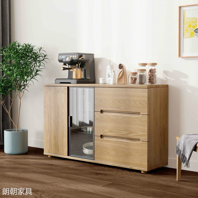 朗朝現代極簡白蠟木家具15