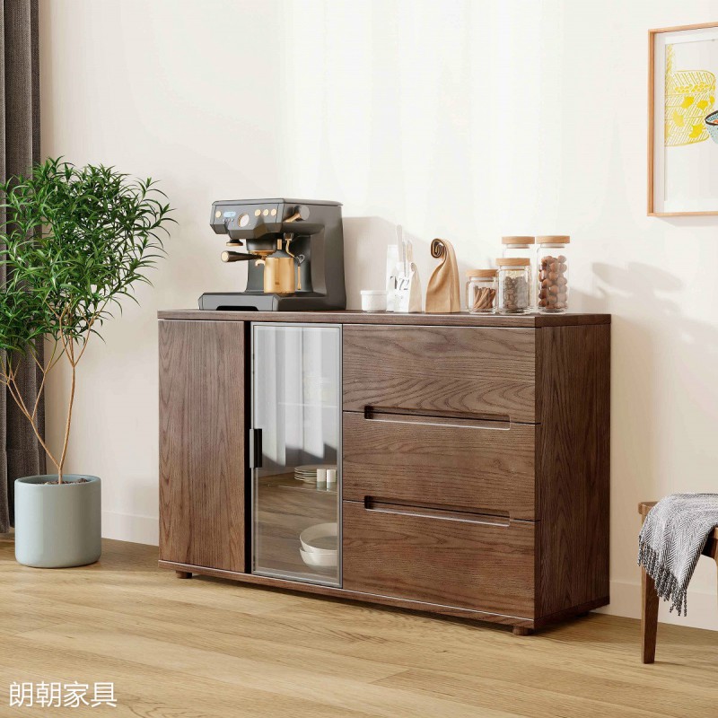 朗朝現代極簡白蠟木家具16