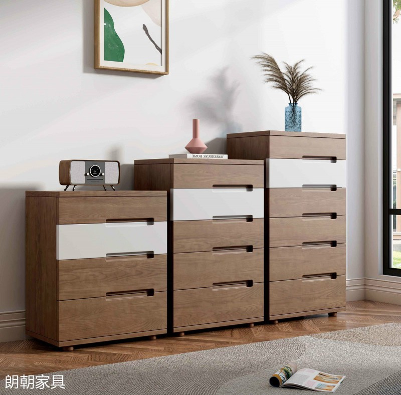 朗朝現代極簡白蠟木家具18