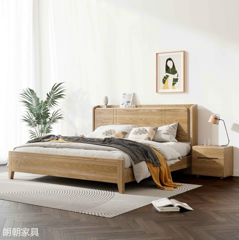 朗朝現代極簡白蠟木家具22