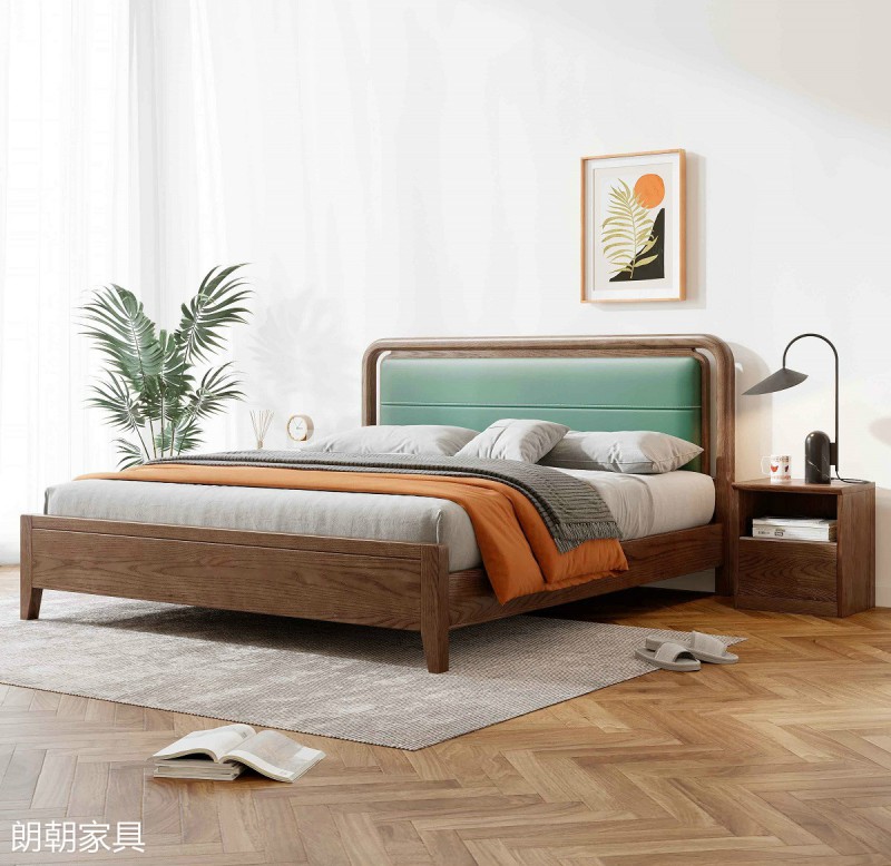 朗朝現代極簡白蠟木家具26