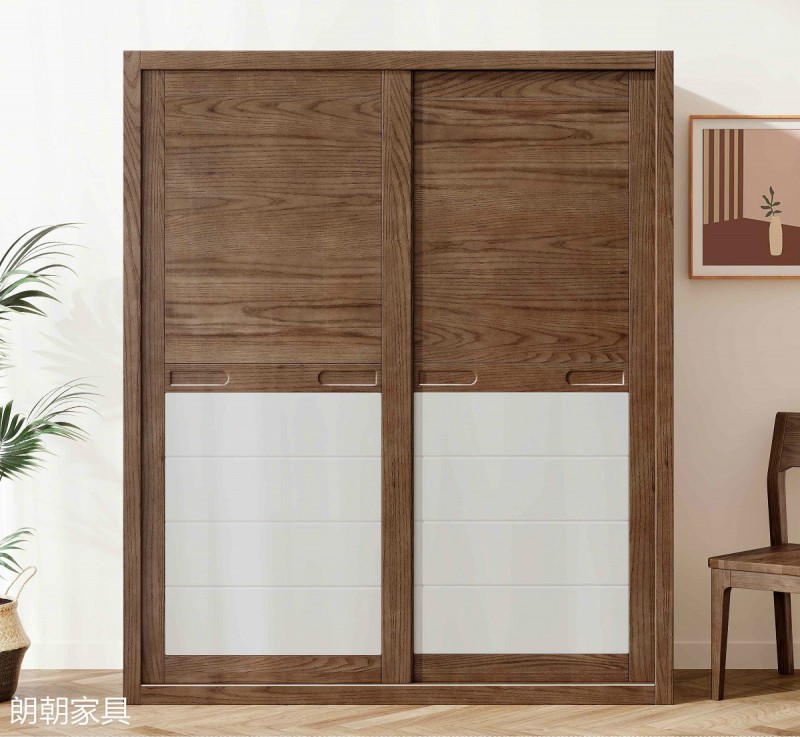 朗朝現代極簡白蠟木家具32