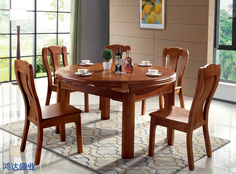 江西南康實(shí)木餐桌椅廠家9