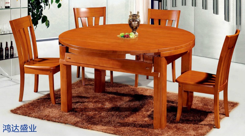 江西南康實(shí)木餐桌椅廠家11