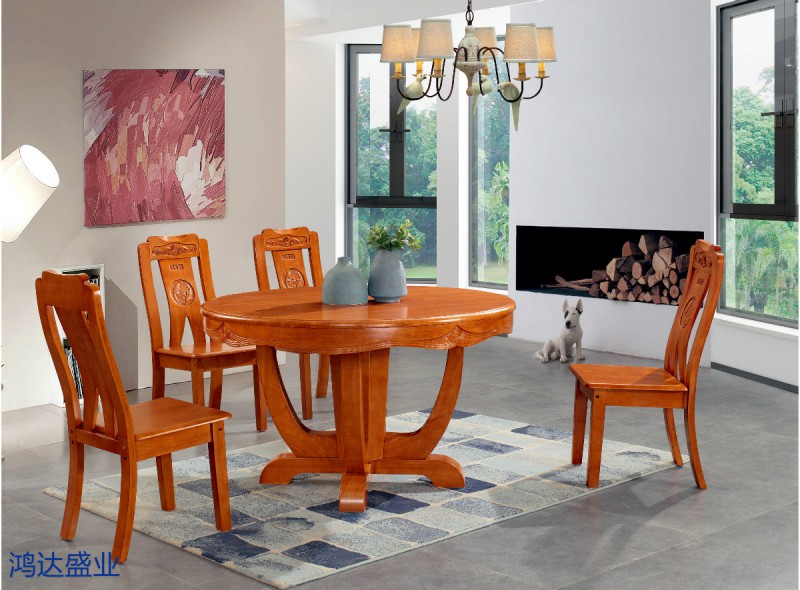 江西南康實(shí)木餐桌椅廠家17