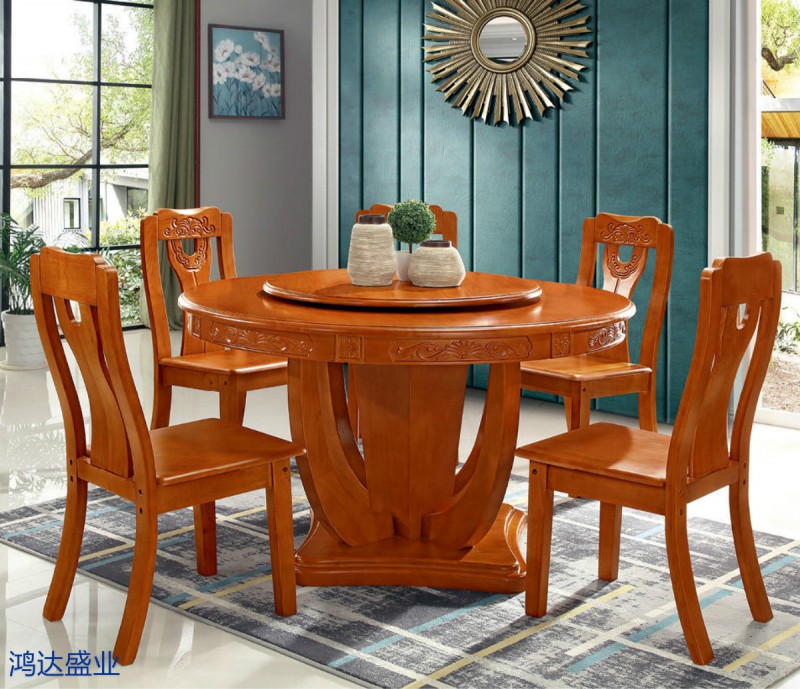 江西南康實(shí)木餐桌椅廠家18