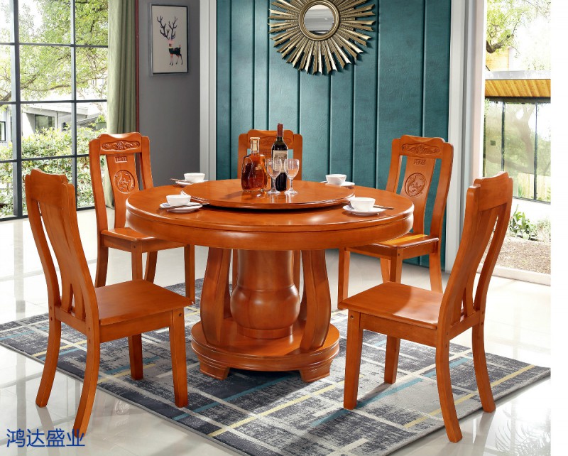 江西南康實(shí)木餐桌椅廠家19