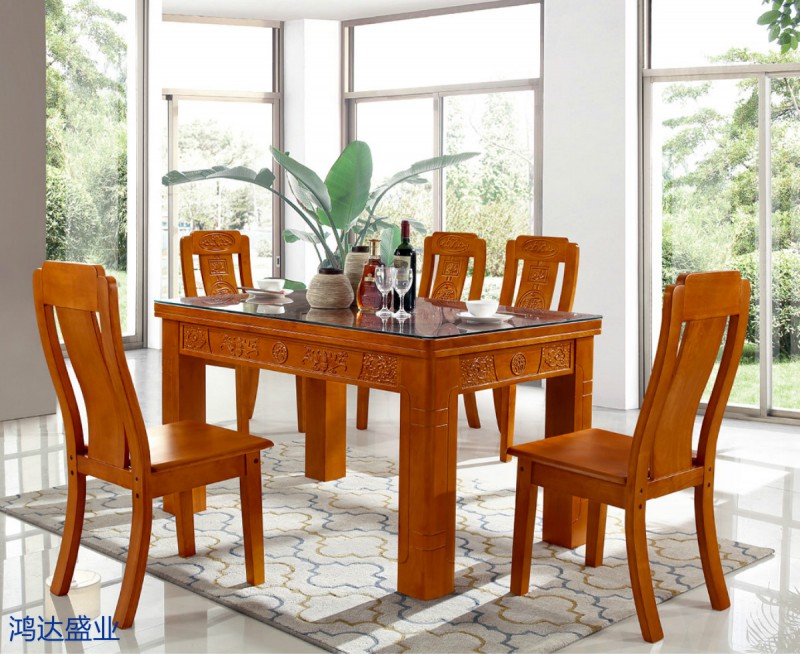 江西南康實(shí)木餐桌椅廠家24