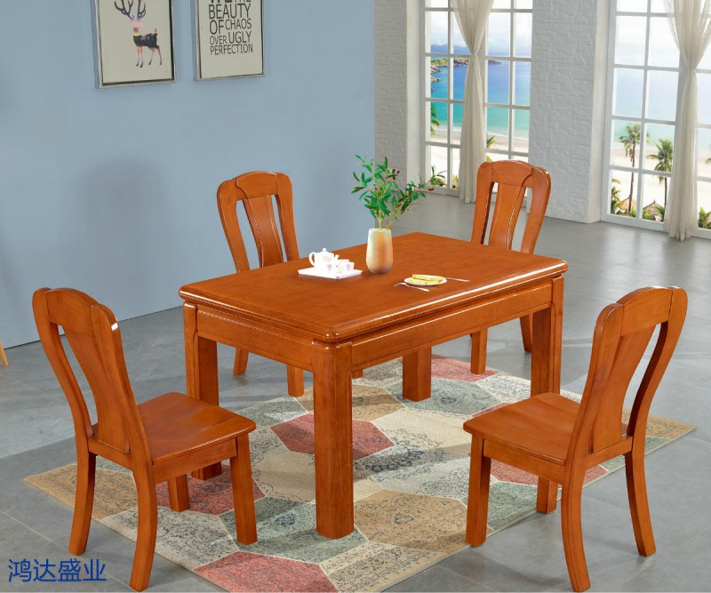 江西南康實(shí)木餐桌椅廠家26