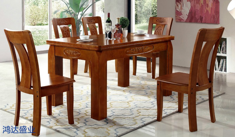 江西南康實(shí)木餐桌椅廠家29