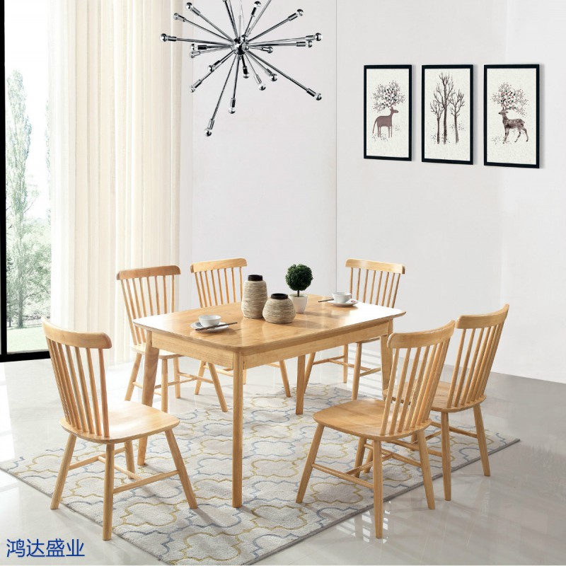 江西南康實(shí)木餐桌椅廠家55