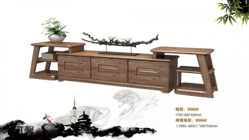 江西南康木可馨現代德式白蠟木家具9