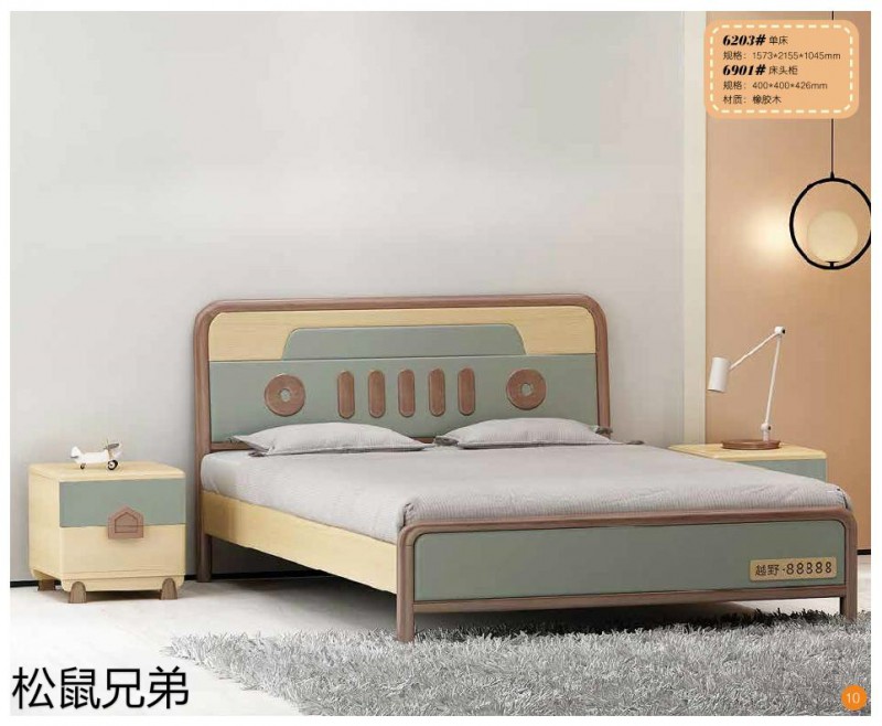 江西南康青少年兒童實木床廠家10