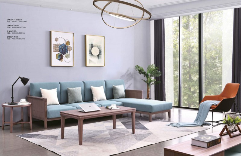 2153# 3+轉(zhuǎn)角沙發(fā)