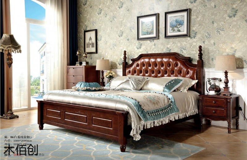 木佰創胡桃色美式壓紋家具16