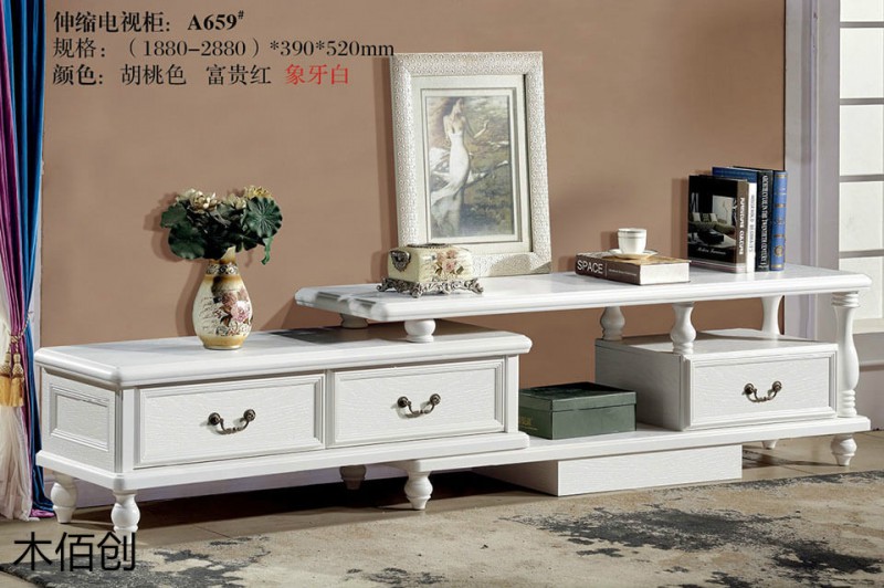 木佰創象牙白美式壓紋家具37