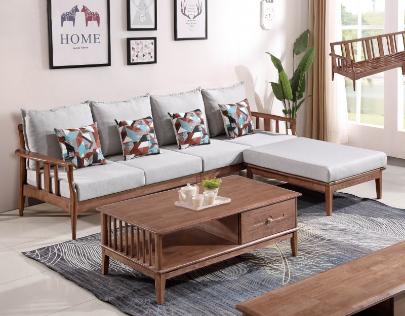 匠者櫻花色系列家具：601#沙發（貴妃）