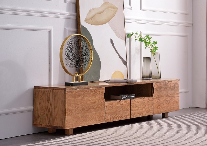 緣之林白蠟木KJ805#電視柜