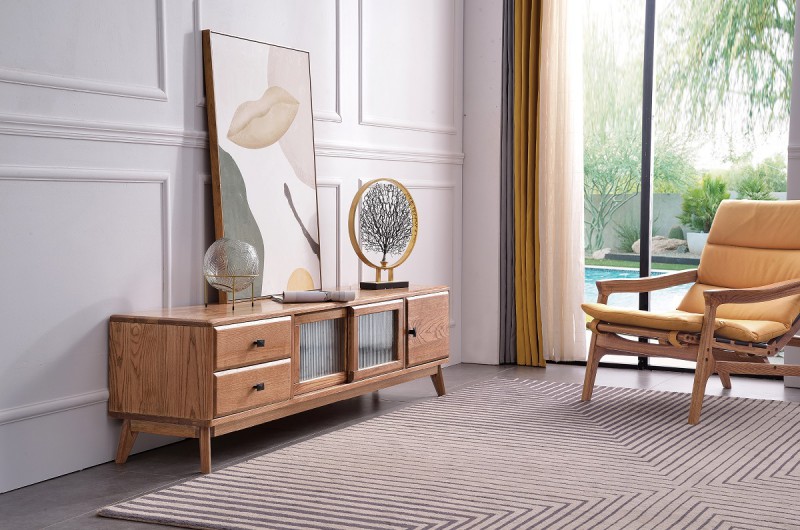 緣之林白蠟木KJ806#電視柜2